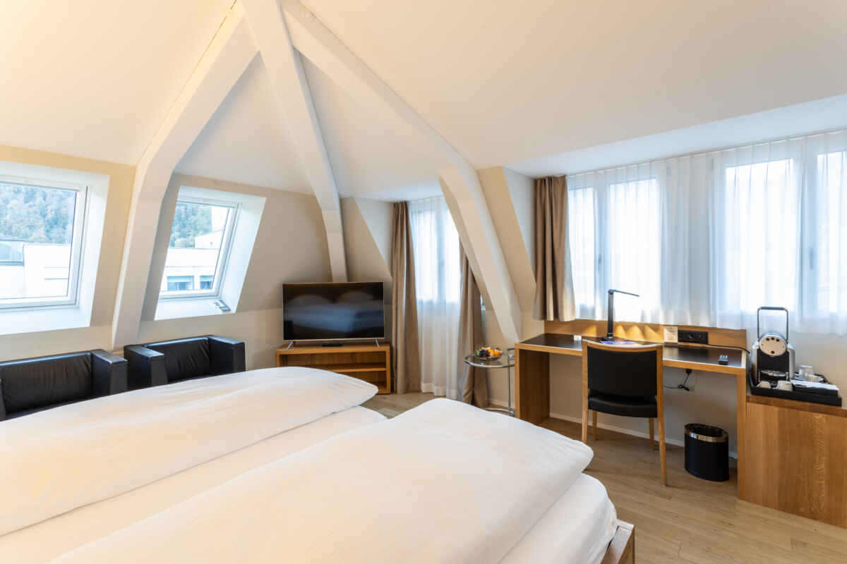 Hotel ABC, Chur: Deluxe Zweibettzimmer