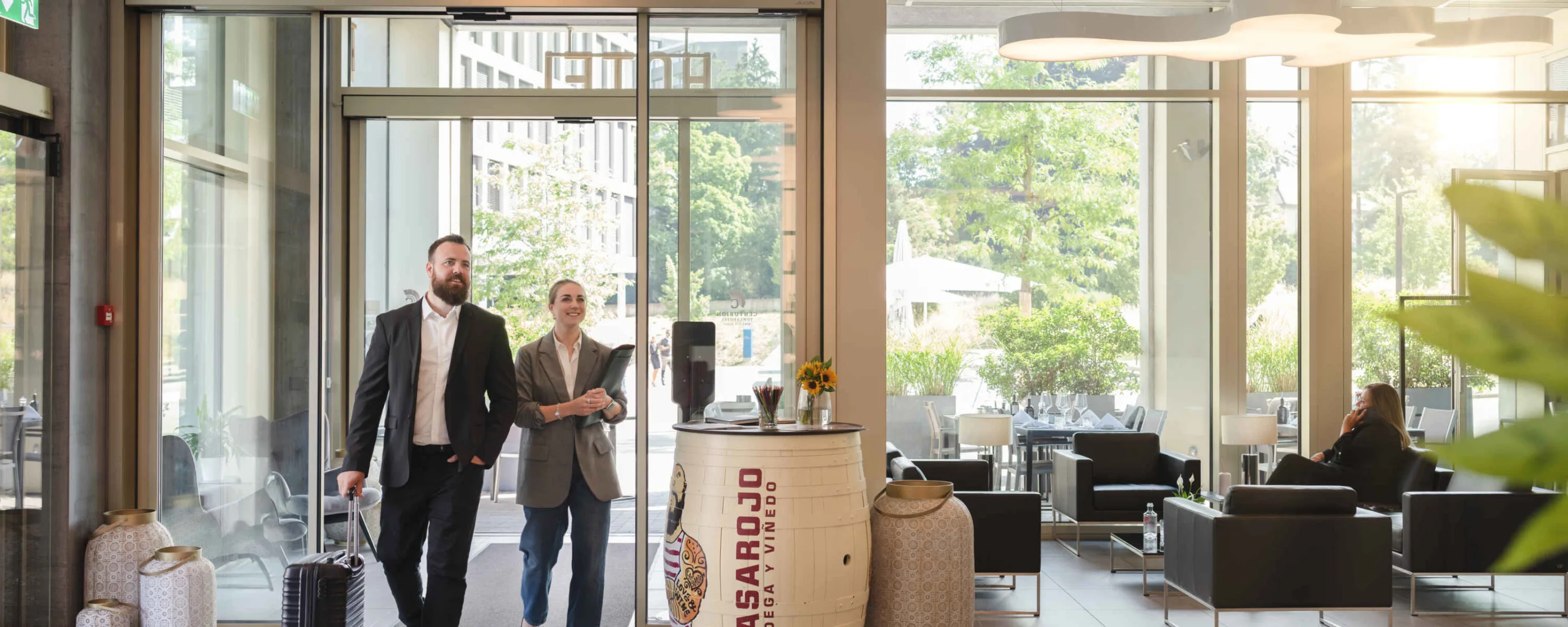 Centurion Towerhotel, Windisch: Lobby / Eingang