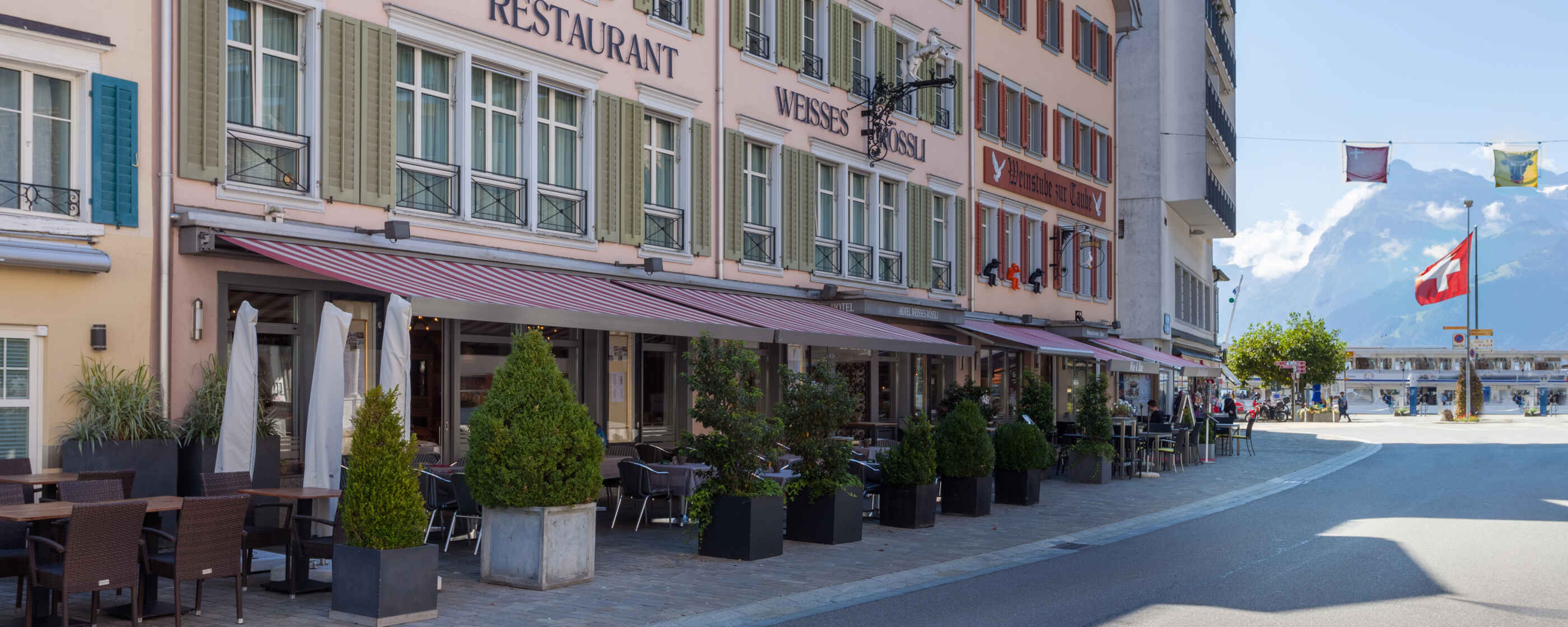 Hôtel Weisses Rössli, Brunnen : Vue extérieure