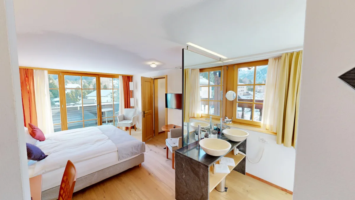 Deluxe Doppelzimmer mit Bergsicht