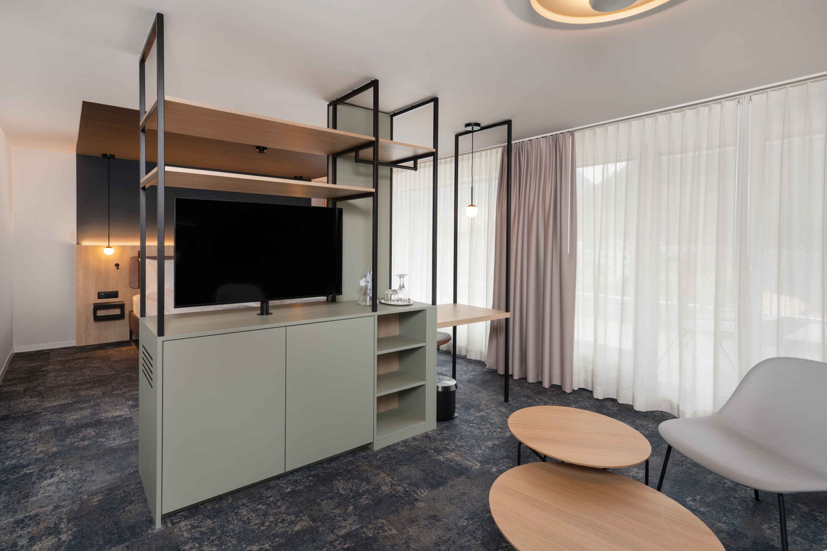 Hotel Stella, Interlaken: camera panoramica con terrazza sul tetto