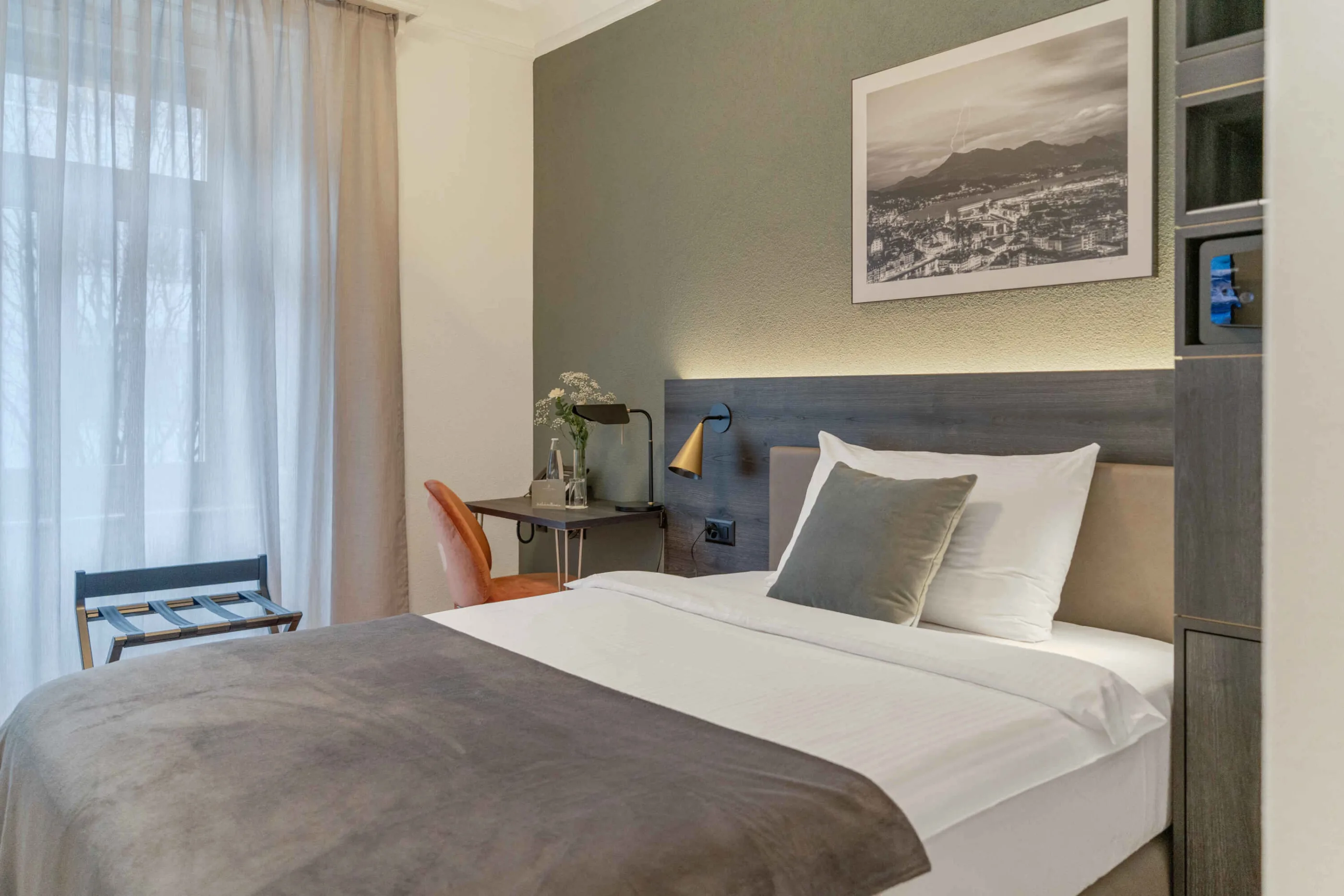 Komfort Einzel- und Doppelzimmer