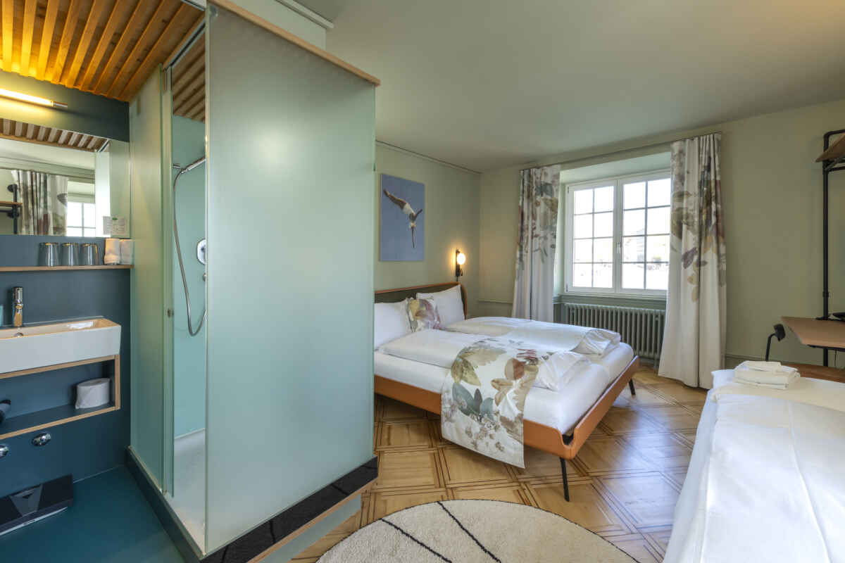 Hotel an der Aare, Solothurn: Boutique Dreibettzimmer