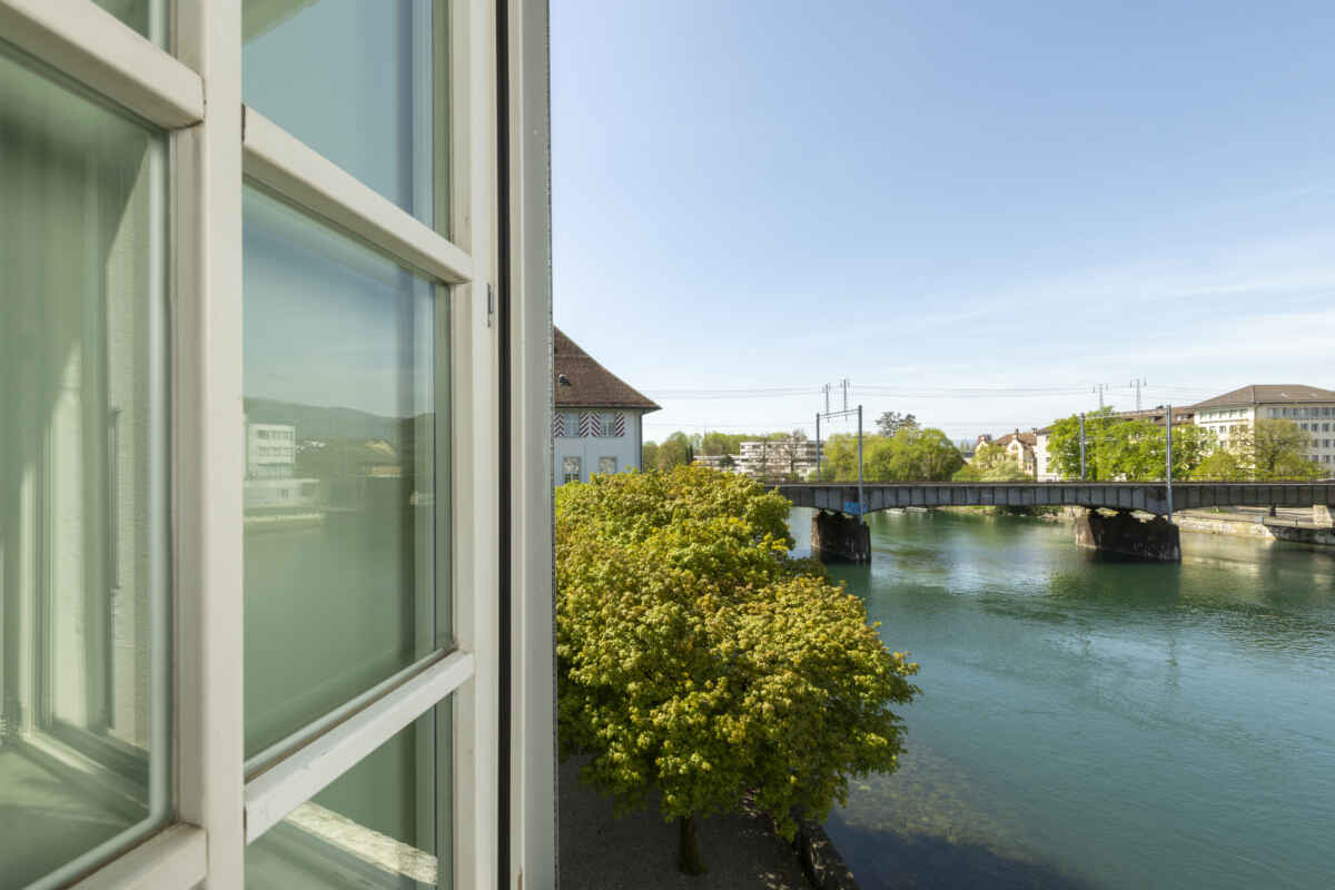 Hotel an der Aare, Solothurn: Boutique Doppelzimmer mit Flusssicht