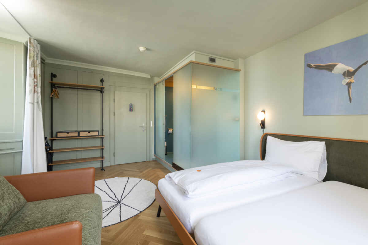 Hotel an der Aare, Solothurn: Boutique Dreibettzimmer