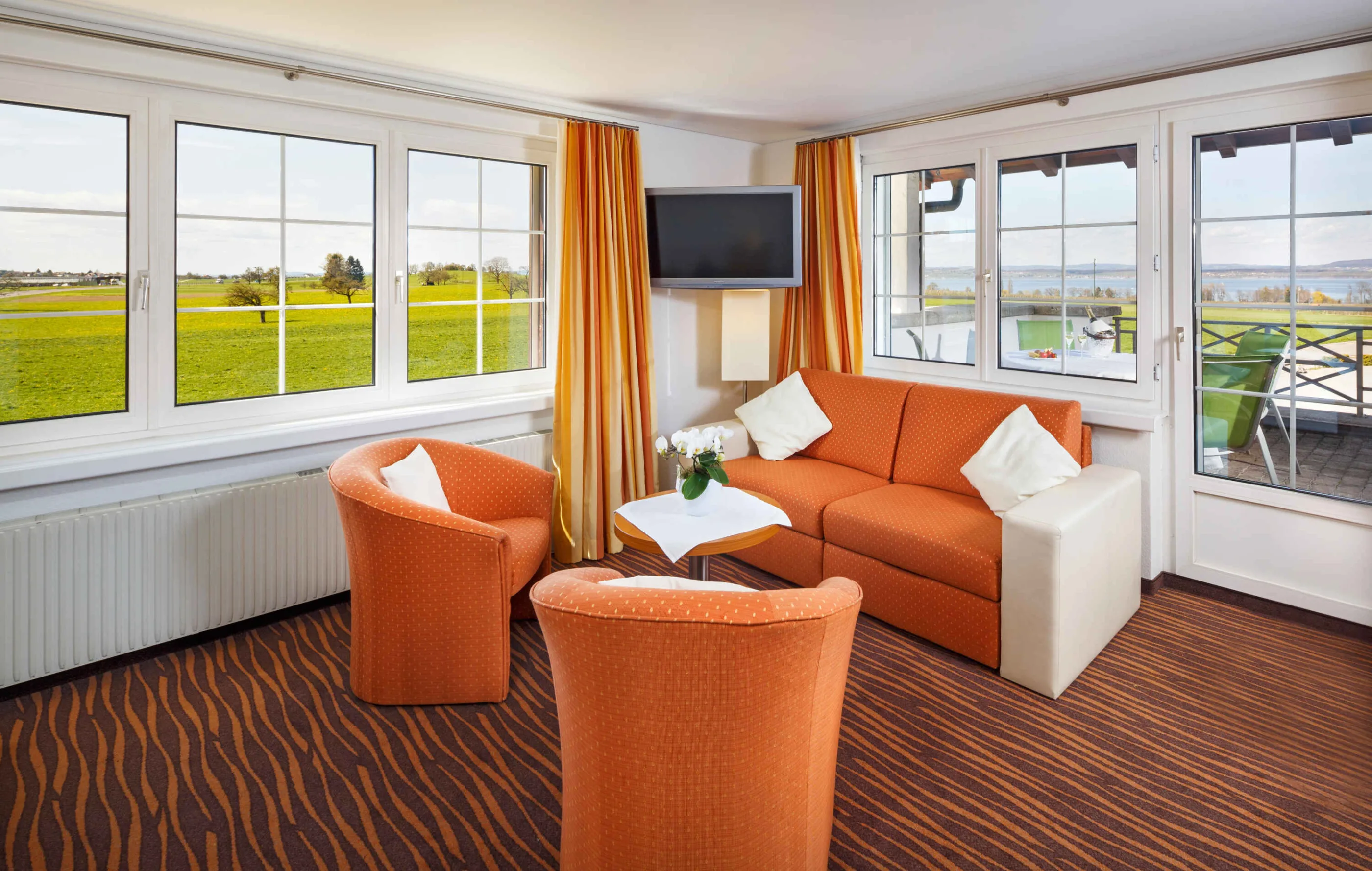 Quarto duplo Deluxe - vista para o lago