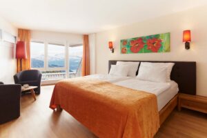 Hotel Rigi Kaltbad: Superior Double Room with Mountain View