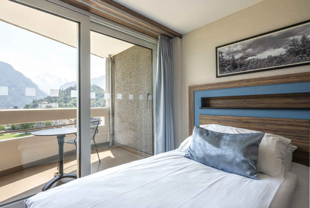 Hotel Metropole, Interlaken: Einzelzimmer Deluxe (7. bis 14. Etage)