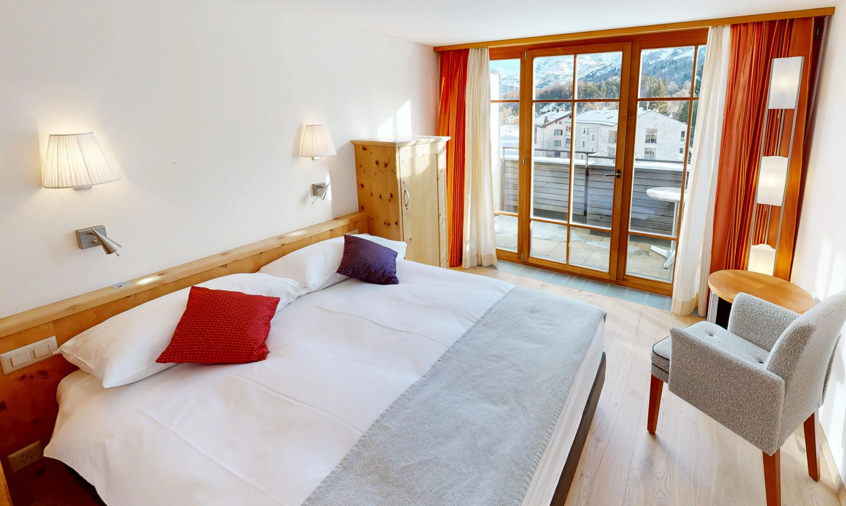  Doppelzimmer mit Bergsicht