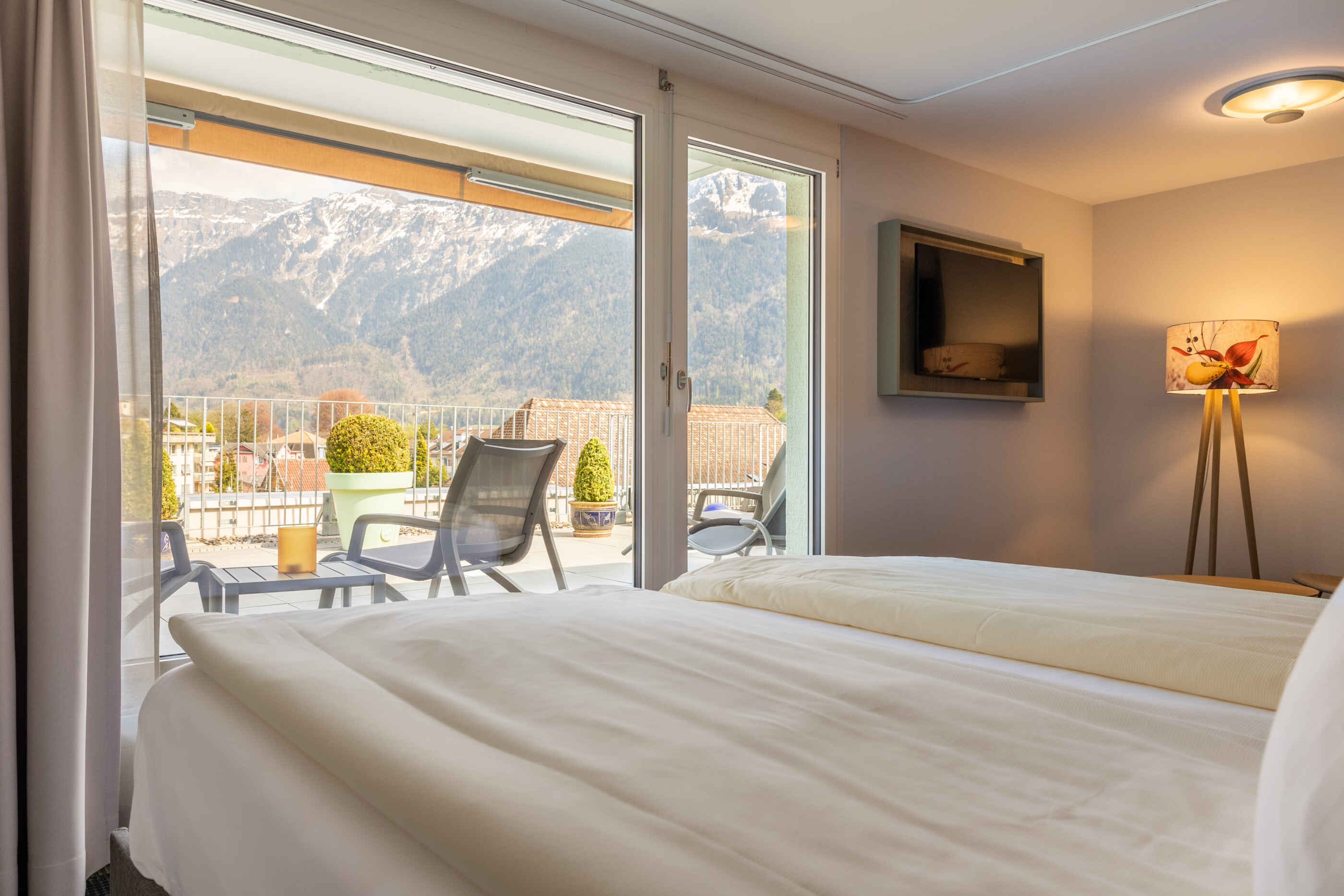 Hotel Stella, Interlaken: Camera spaziosa per 1-4 persone