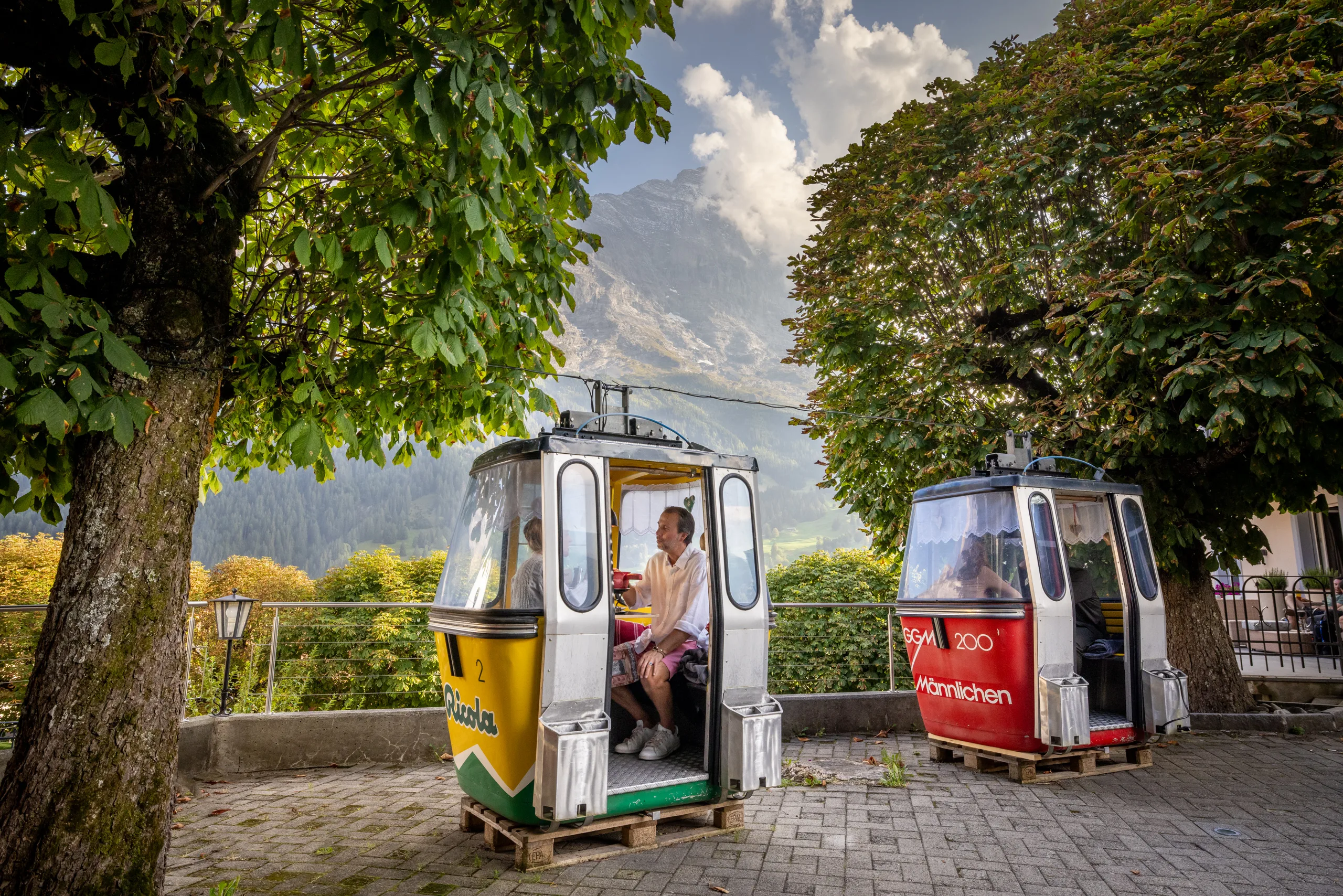 Hotel Belvedere, Grindelwald: Fondue Gondola
