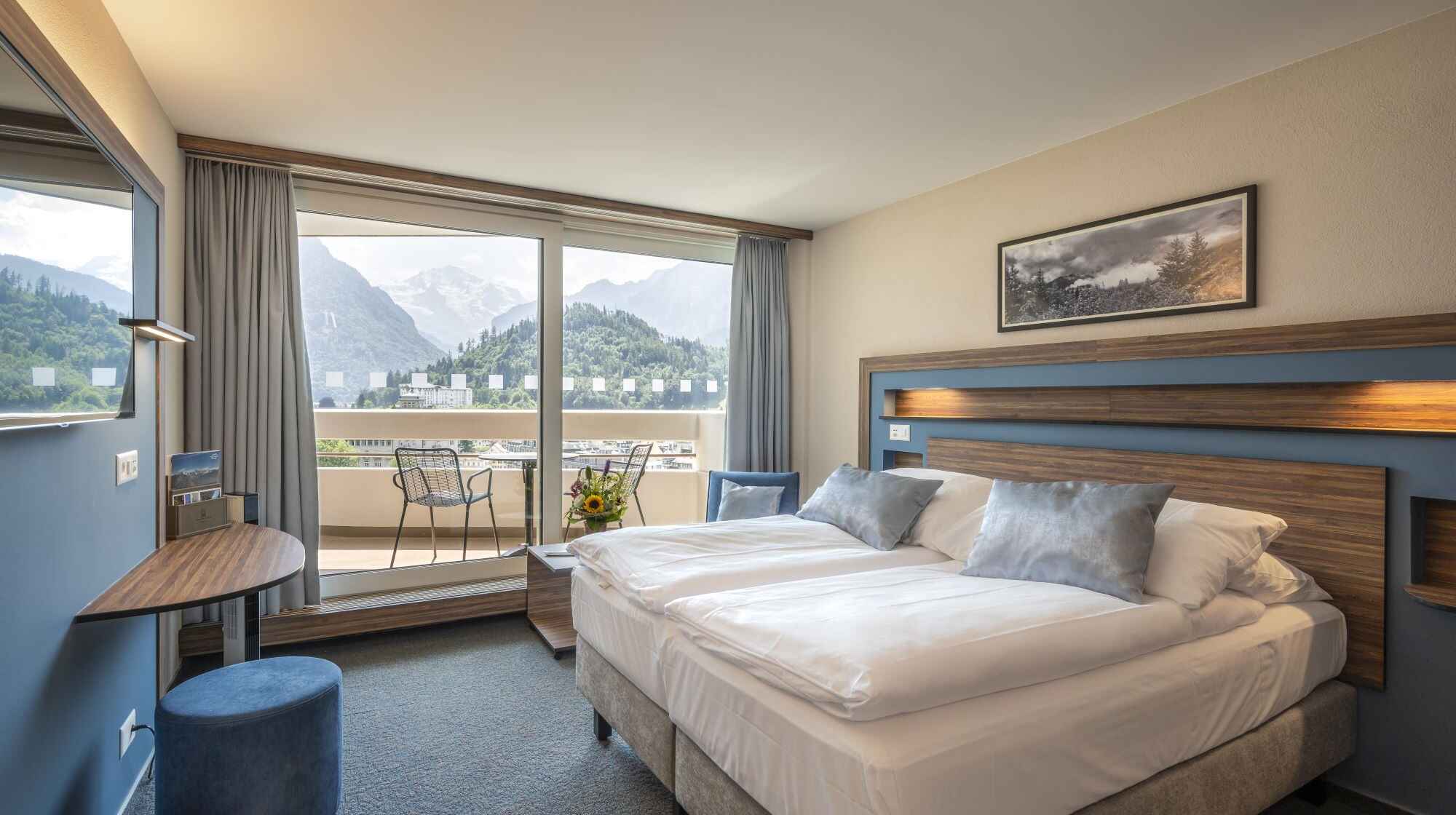 Hotel Metropole, Interlaken: Grandlit Zimmer