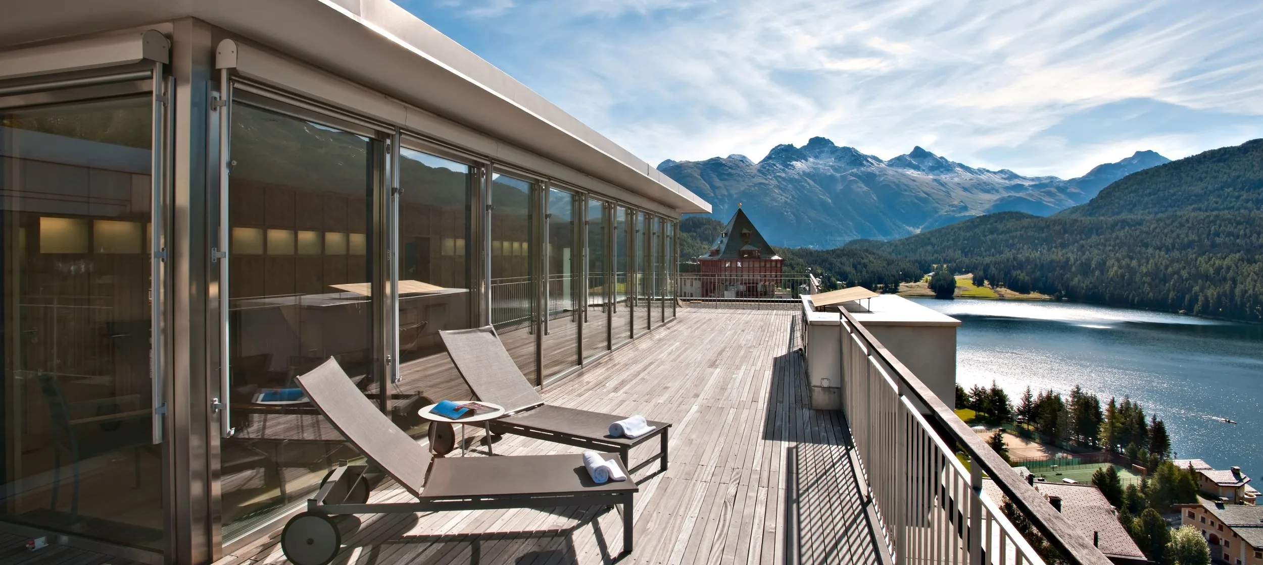 Hotel Schweizerhof St.Moritz Wellness Relax View Panorama
