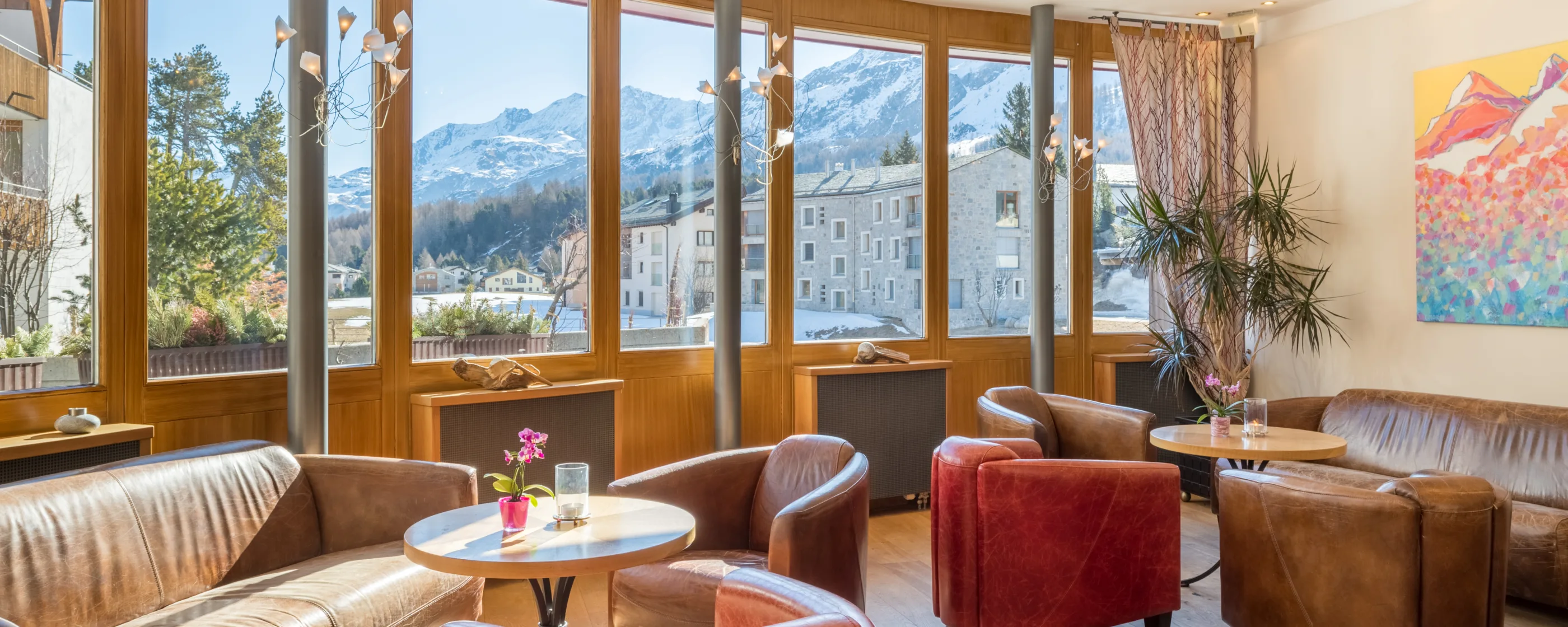 马洛亚 Schweizerhaus 酒店：餐厅 