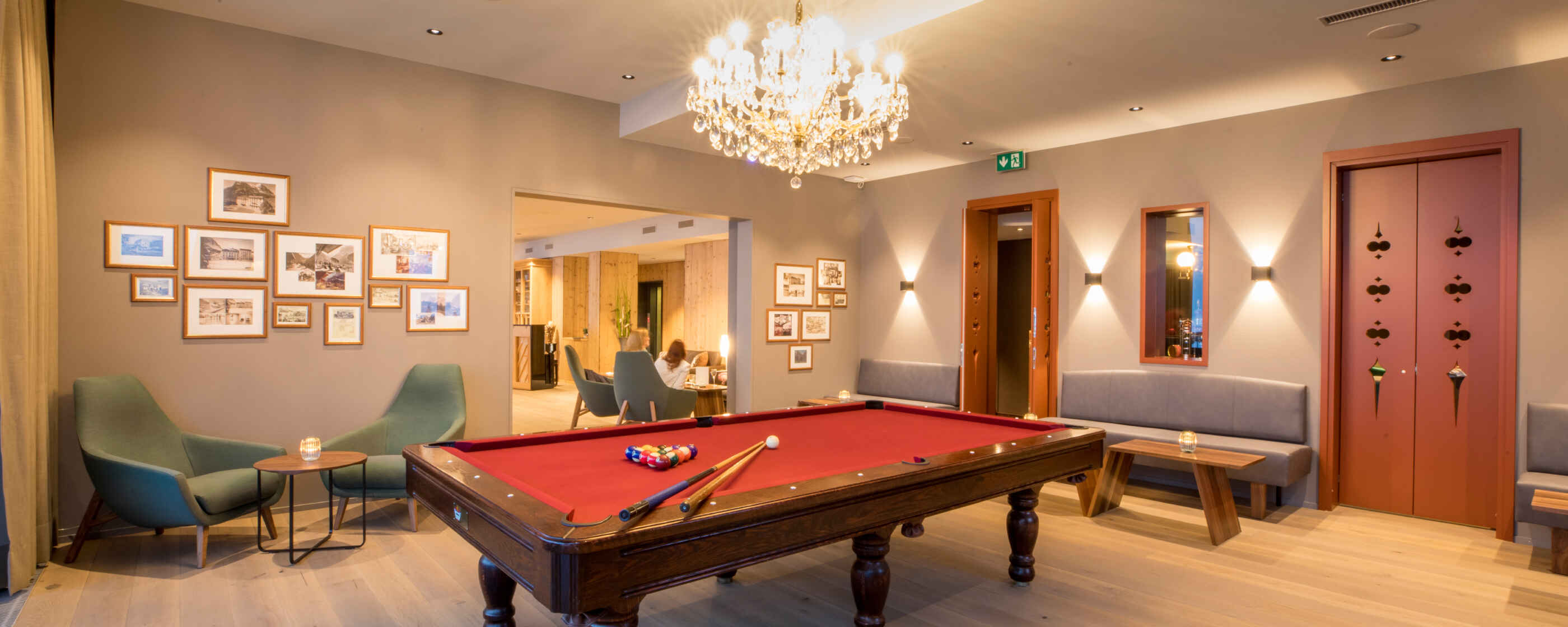 Hotel Belvedere, Grindelwald: Billard