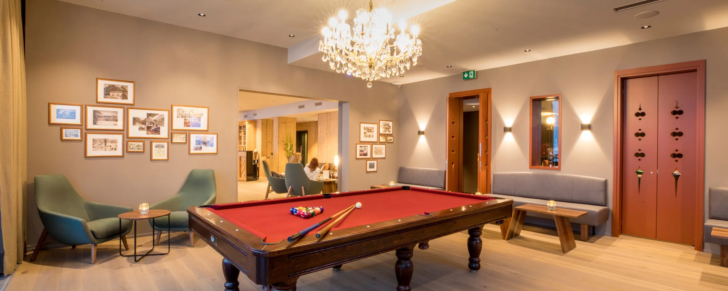 Hotel Belvedere, Grindelwald: Billiards