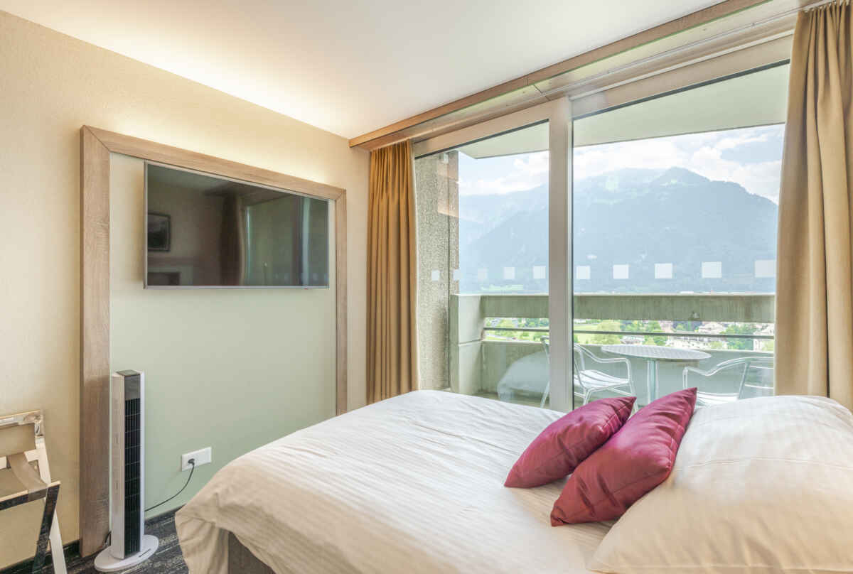 Hotel Metropole, Interlaken: Einzelzimmer Deluxe (7. bis 14. Etage)