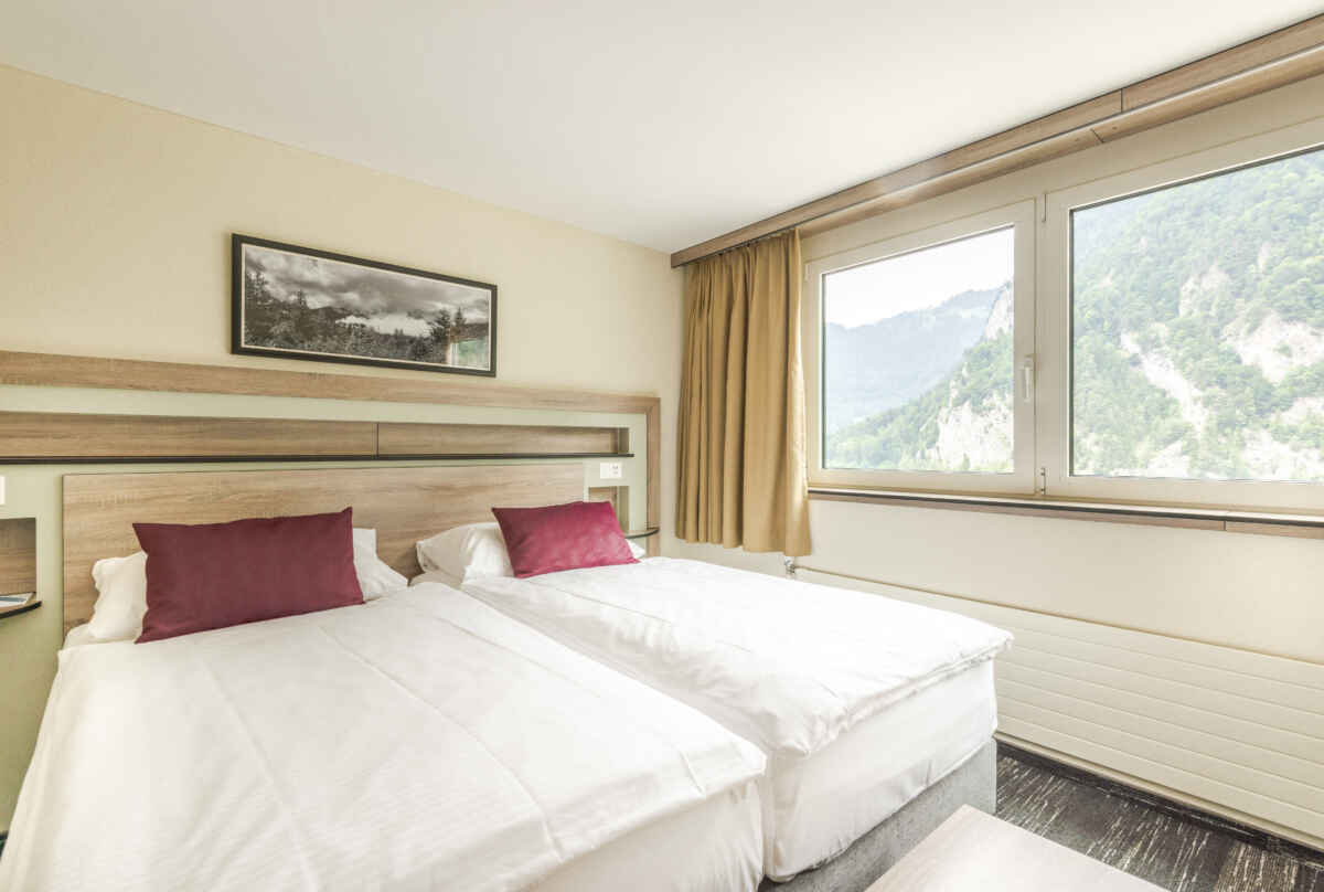 Hotel Metropole, Interlaken: Doppelzimmer Twin ohne Balkon (1. bis 12. Etage)