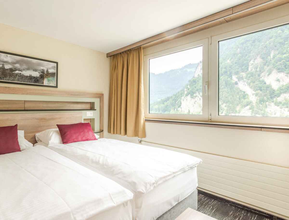 Hotel Metropole, Interlaken: Doppelzimmer Twin ohne Balkon (1. bis 12. Etage)