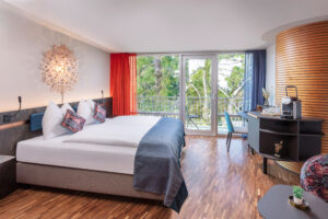 Hotel Sedartis, Thalwil: Park Double Room mit Balkon