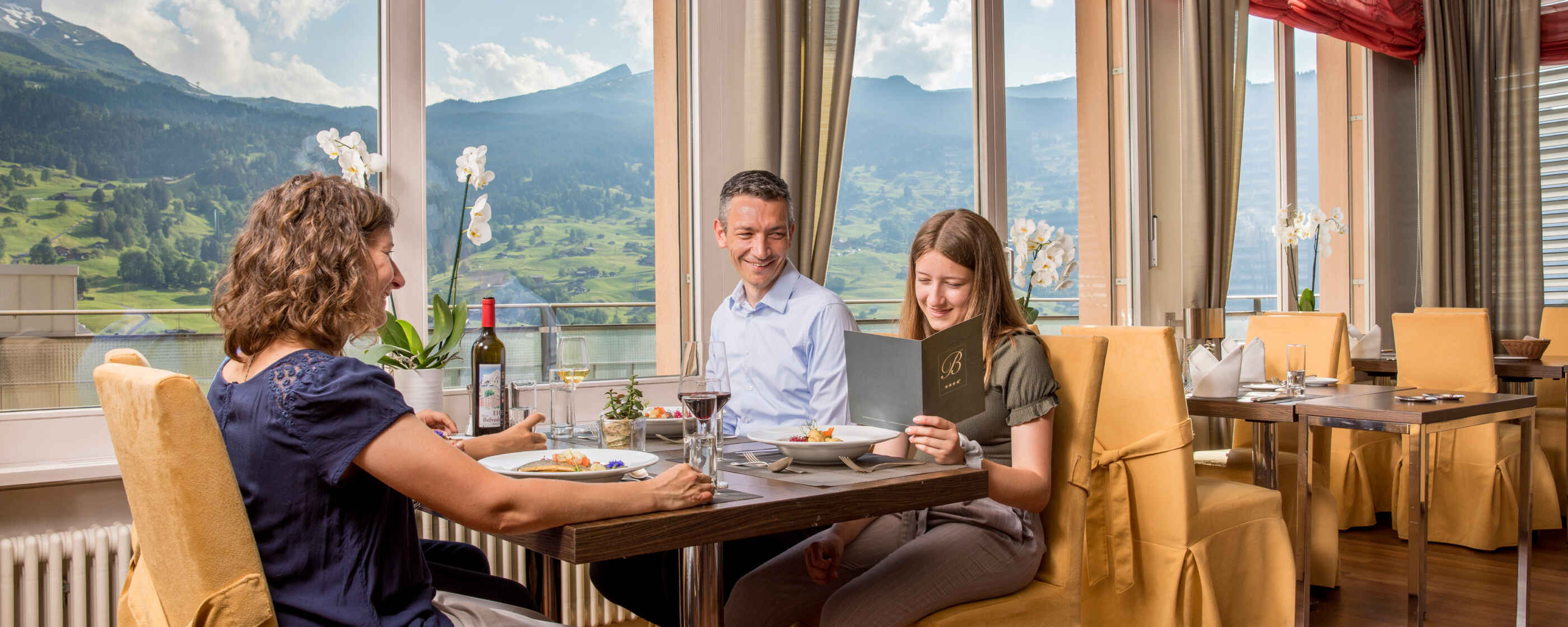 Hotel Belvedere, Grindelwald: Restaurant