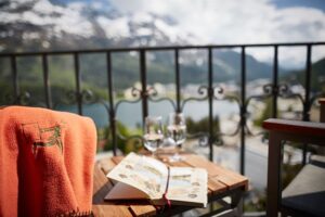 Hotel Schweizerhof, St. Moritz: Panorama Einzelzimmer „Rosatsch"