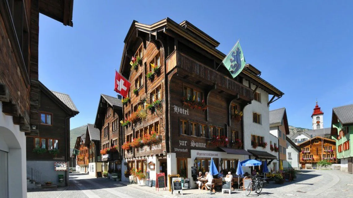 Hotel Sonne, Andermatt: Aussenansicht