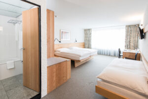 Hotel Hauser, St. Moritz: Dreibettzimmer