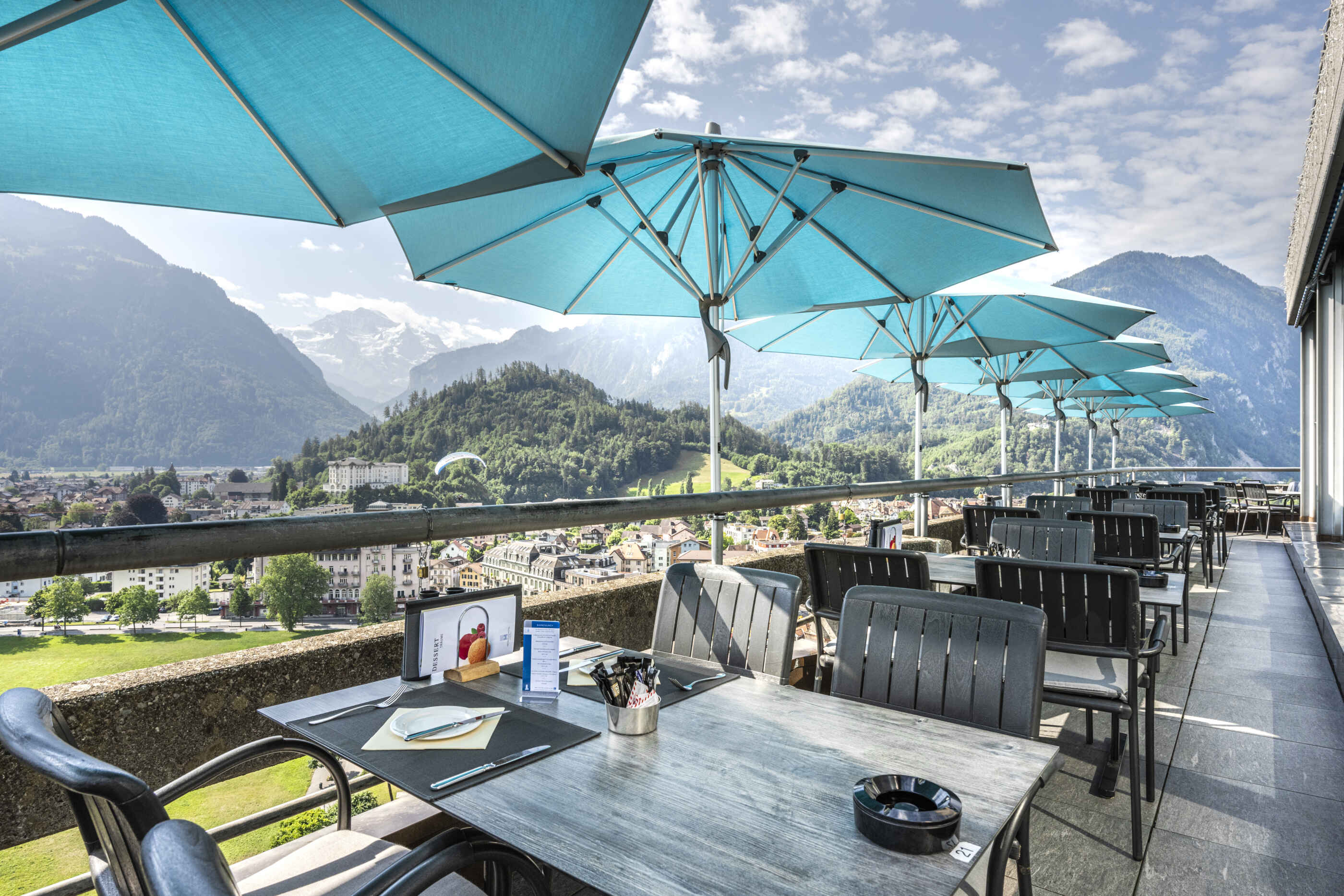 Hotel Metropole, Interlaken: Restaurant Top o'Met