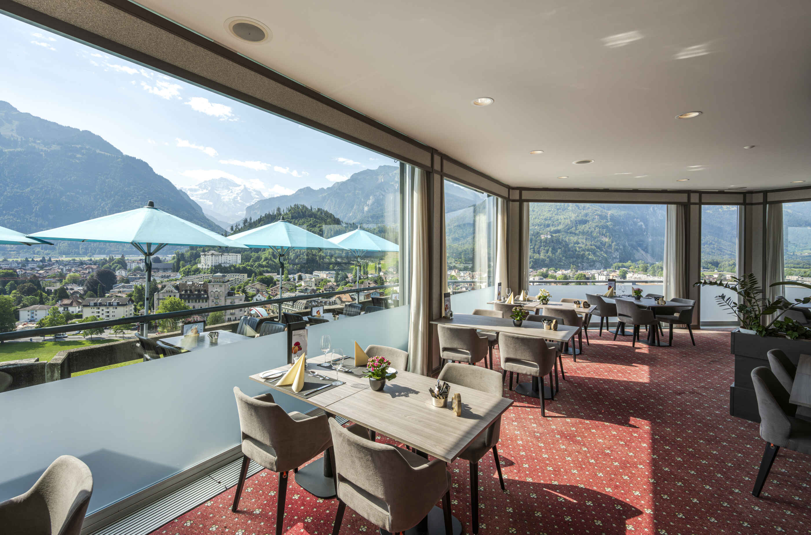 Hotel Metropole, Interlaken: Restaurant Top o'Met