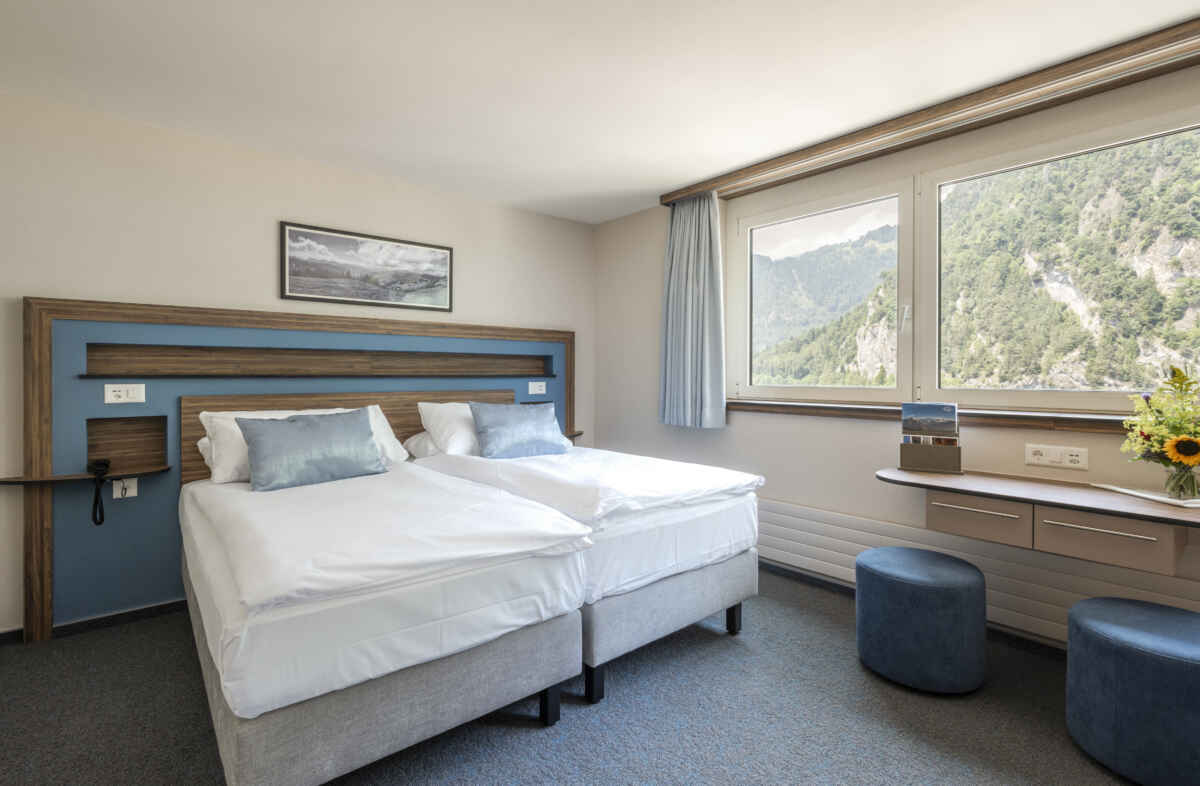 Hotel Metropole, Interlaken: Doppelzimmer Twin ohne Balkon (1. bis 12. Etage)