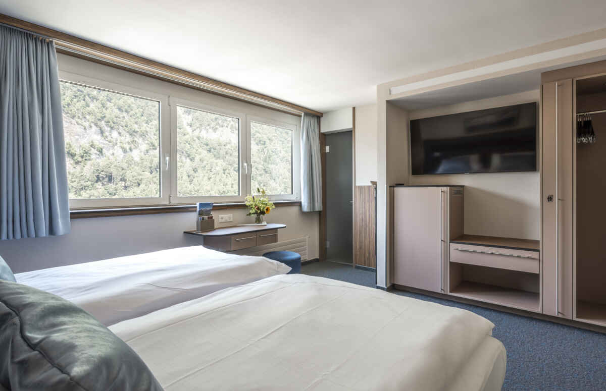 Hotel Metropole, Interlaken: Doppelzimmer Twin ohne Balkon (1. bis 12. Etage)