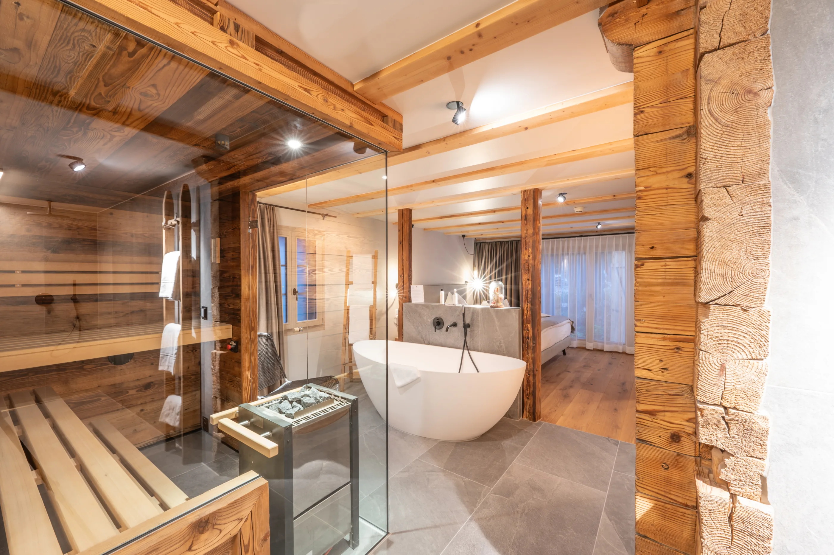 Hotel Kemmeriboden Bad, Schangnau: Wellness-Suite Chässpycher