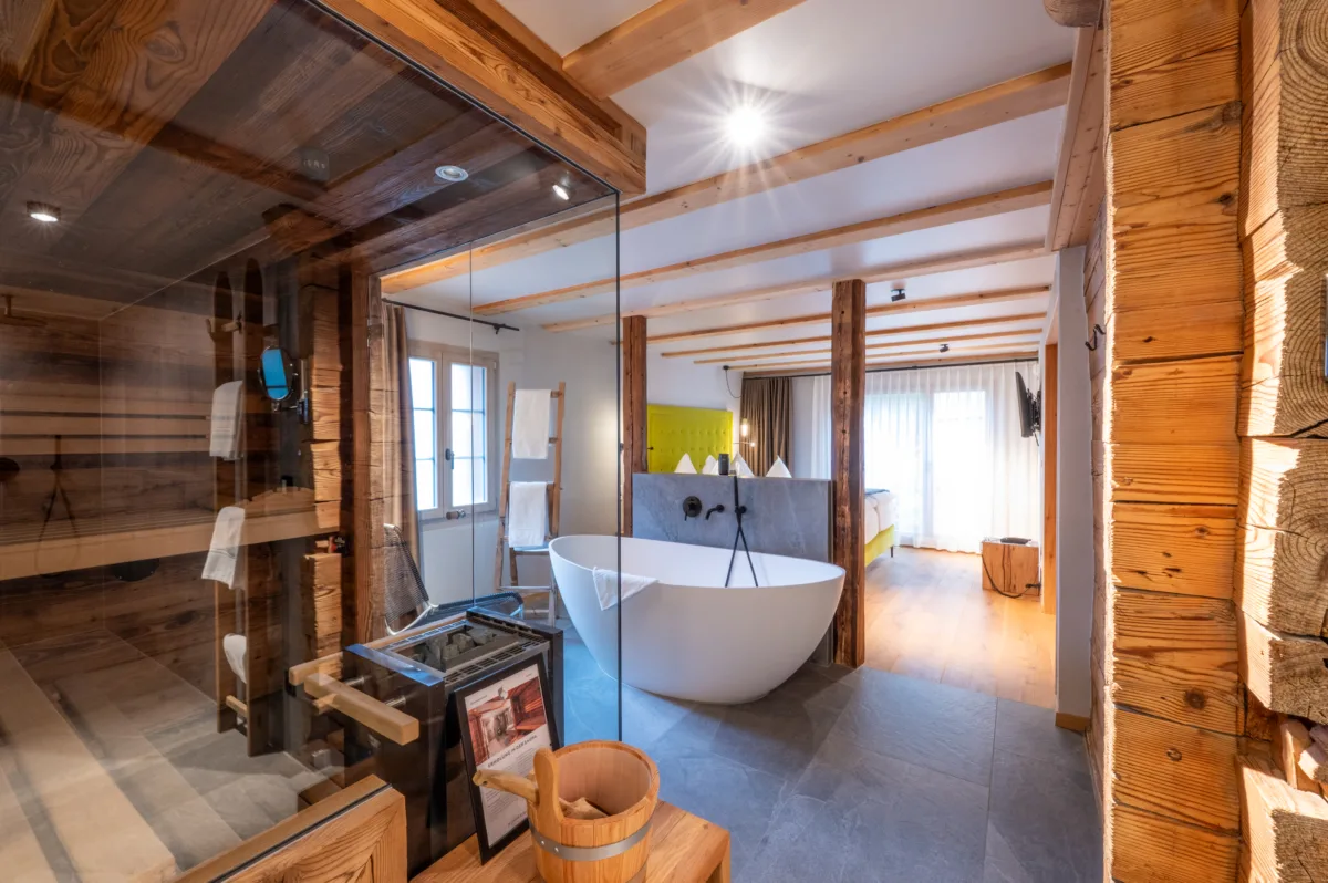 Hotel Kemmeriboden Bad, Schangnau: Wellness-Suite Chässpycher