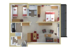 Central Apartments, Davos: 3-room apartment