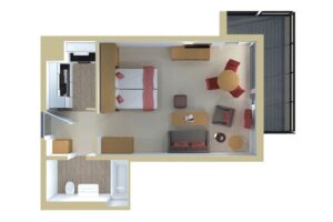 Central Apartments, Davos: 1-room apartment