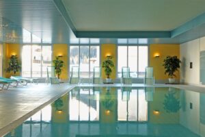 Sporthotel Central, Davos: indoor swimming pool