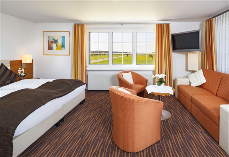Hotel Seemöwe, Güttingen: Habitación doble deluxe - vista al lago