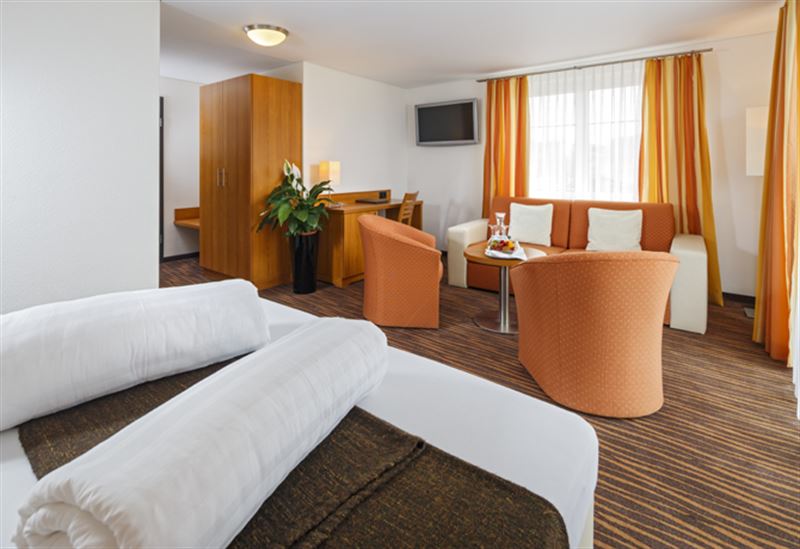 Hotel Seemöwe, Güttingen: Habitación doble deluxe - lado campo