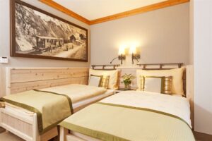 Hotel Eiger, Muerren: Double Room forest side