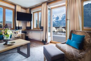 Hotel Eiger, Muerren: One-bedroom Suite with Eiger mountain view