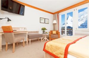 Hotel Eiger, Muerren: Double Room with Eiger mountain view