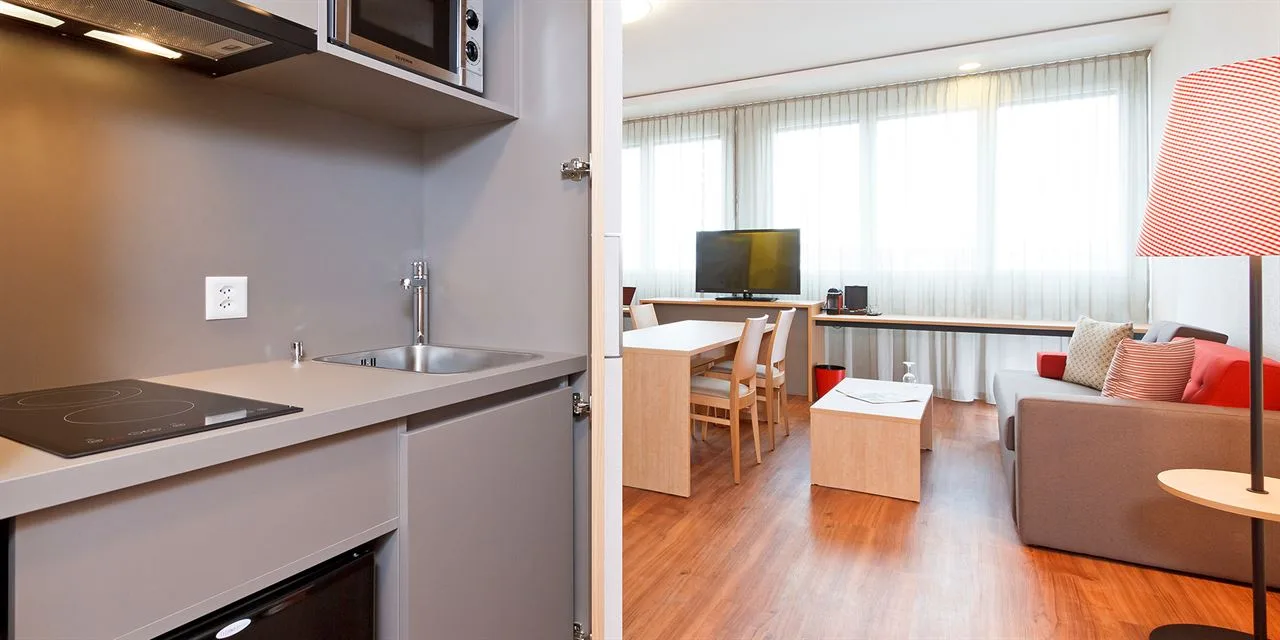 Hotel SwissEver Zug, Cham-Zug: SwissEver Studio mit Kitchenette