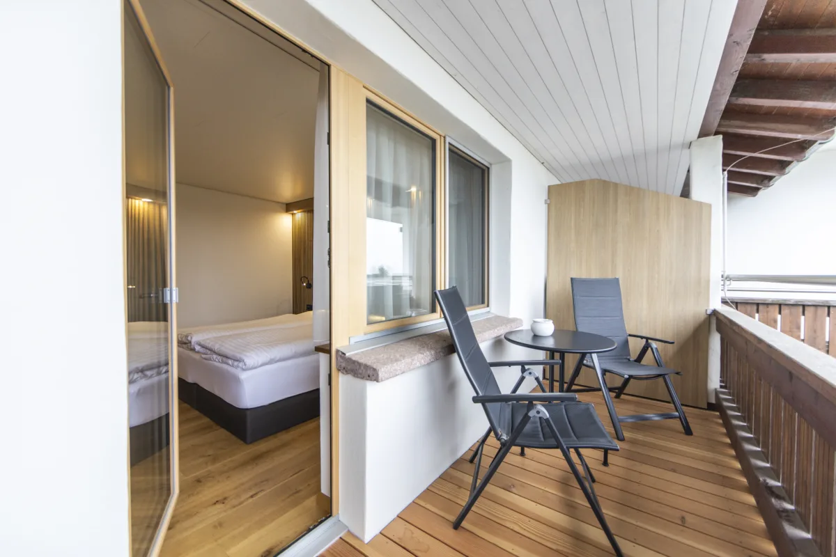 哥廷根 Seemöwe 酒店：带阳台的橡木质朴湖畔双人间