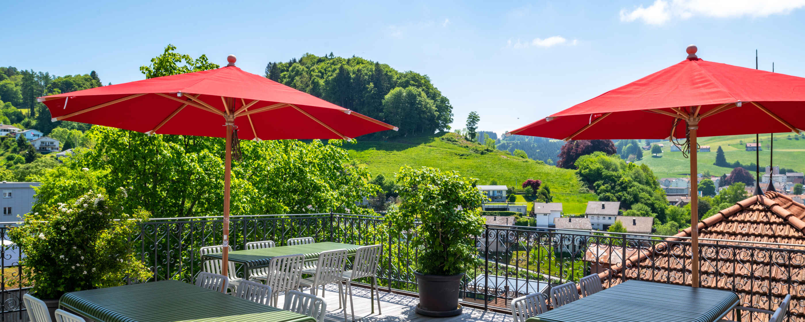 Hôtel Linde, Heiden : Terrasse