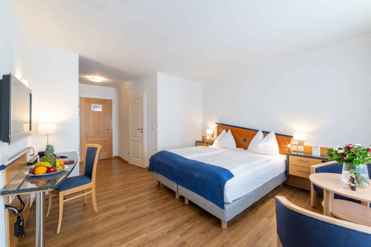 Turmhotel Victoria, Davos: Doppelzimmer Komfort