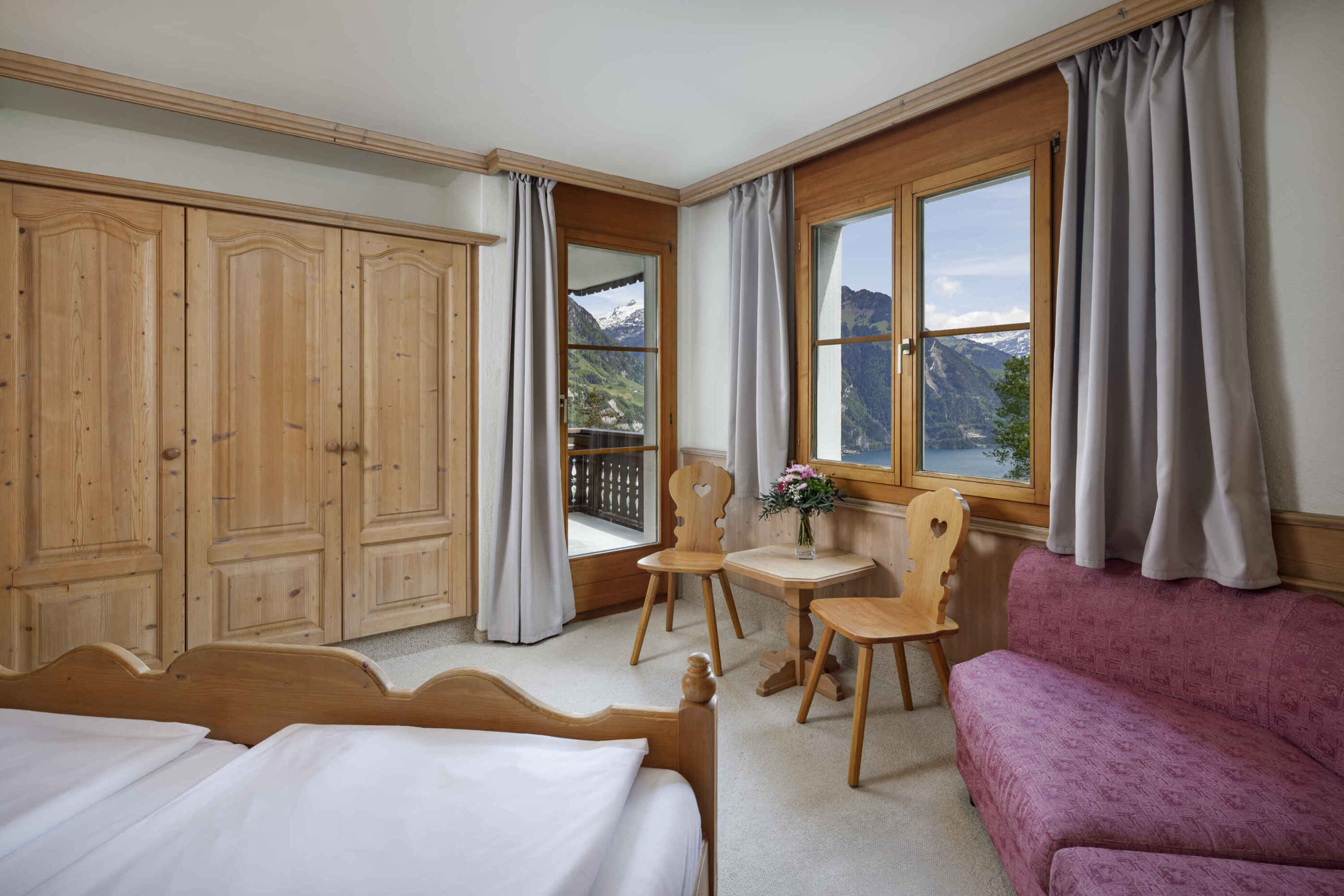 Double room with mountain view - nature house (without elevator)