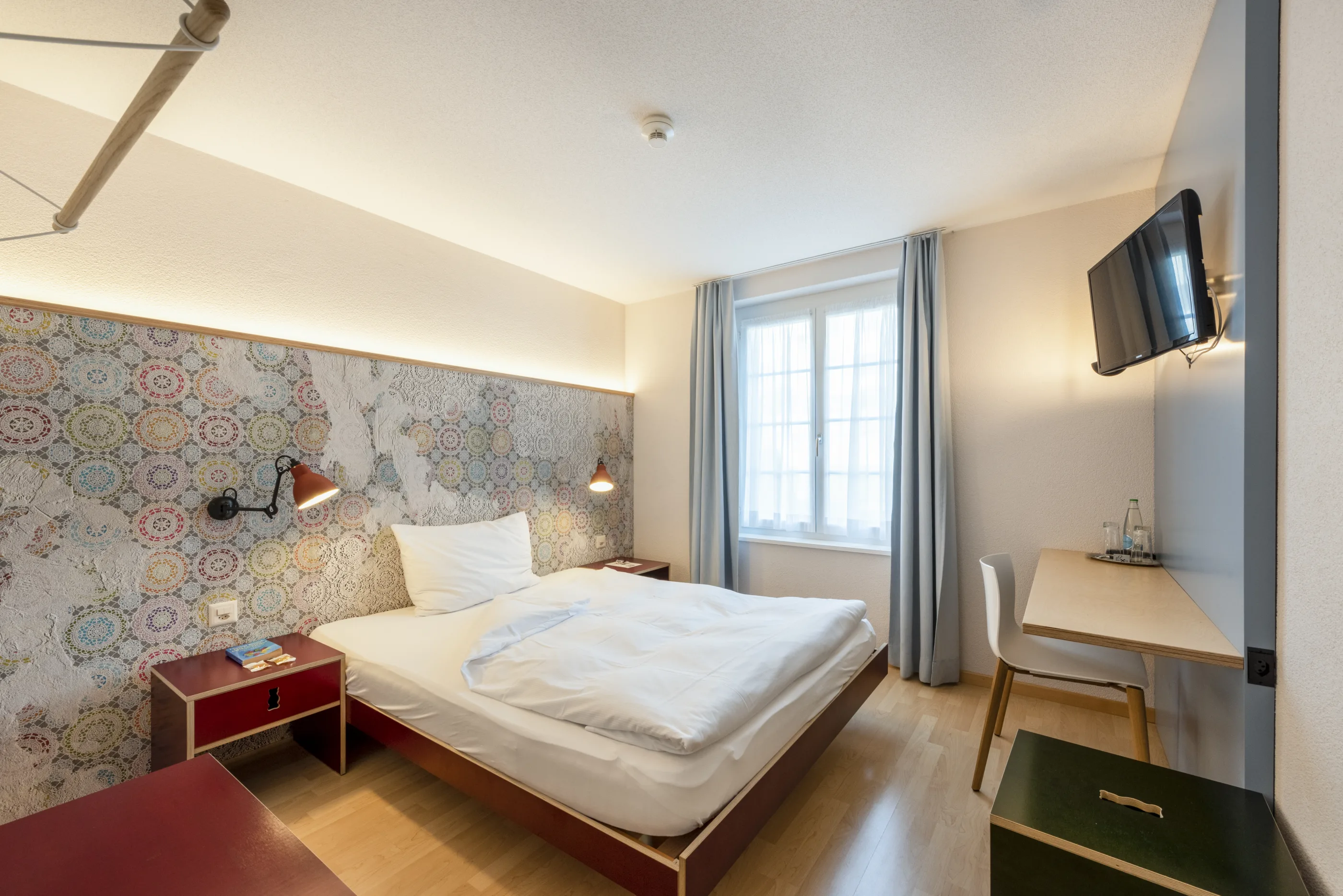 Hotel Bären, Solothurn: quarto duplo, lado da rua