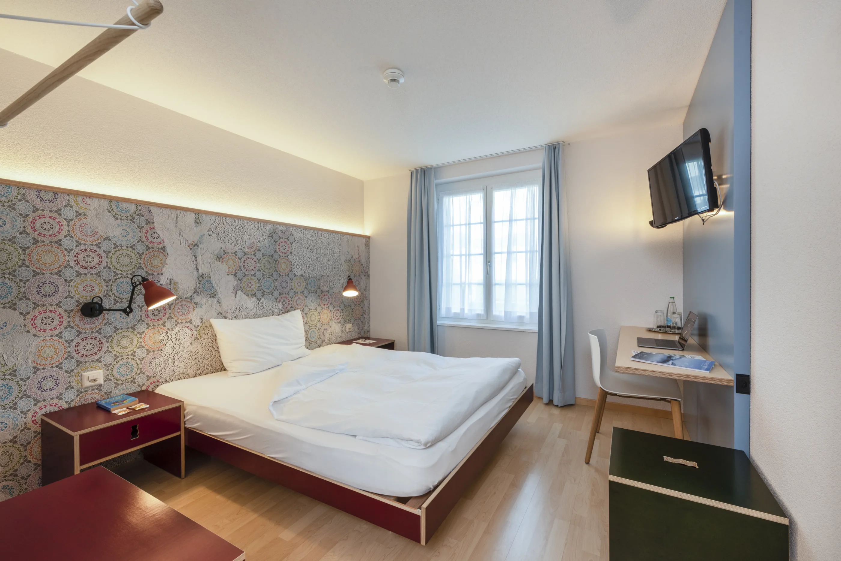 Hotel Bären, Solothurn: quarto duplo, lado da rua