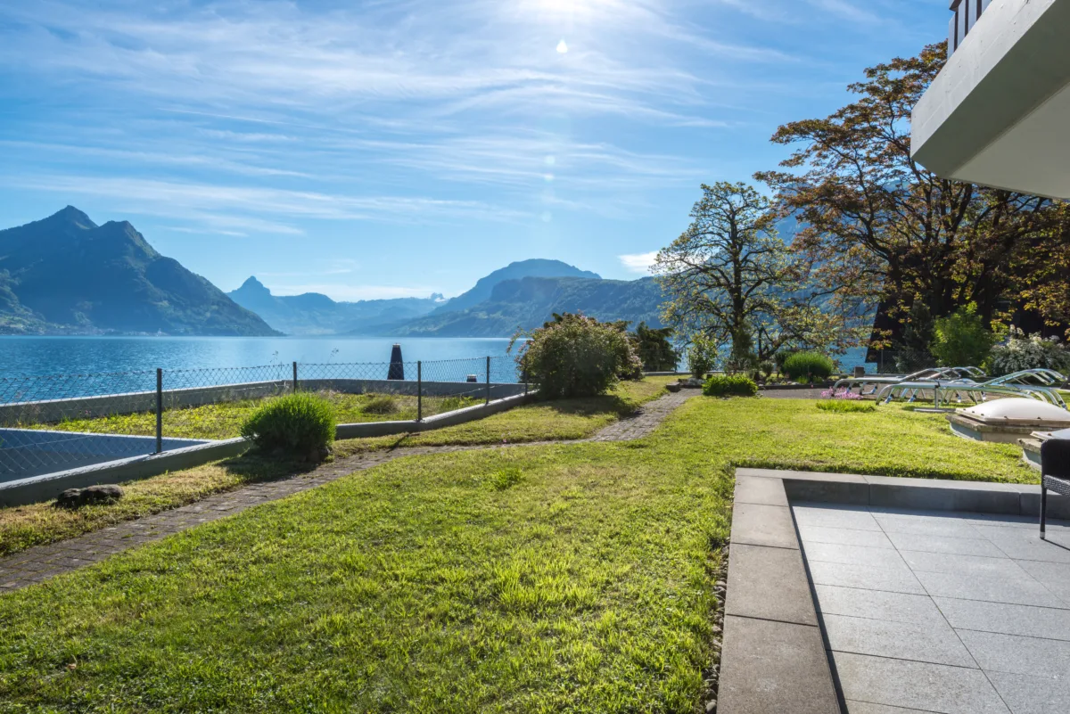Hotel Nidwaldnerhof: Zimmer mit Seeblick und Garten